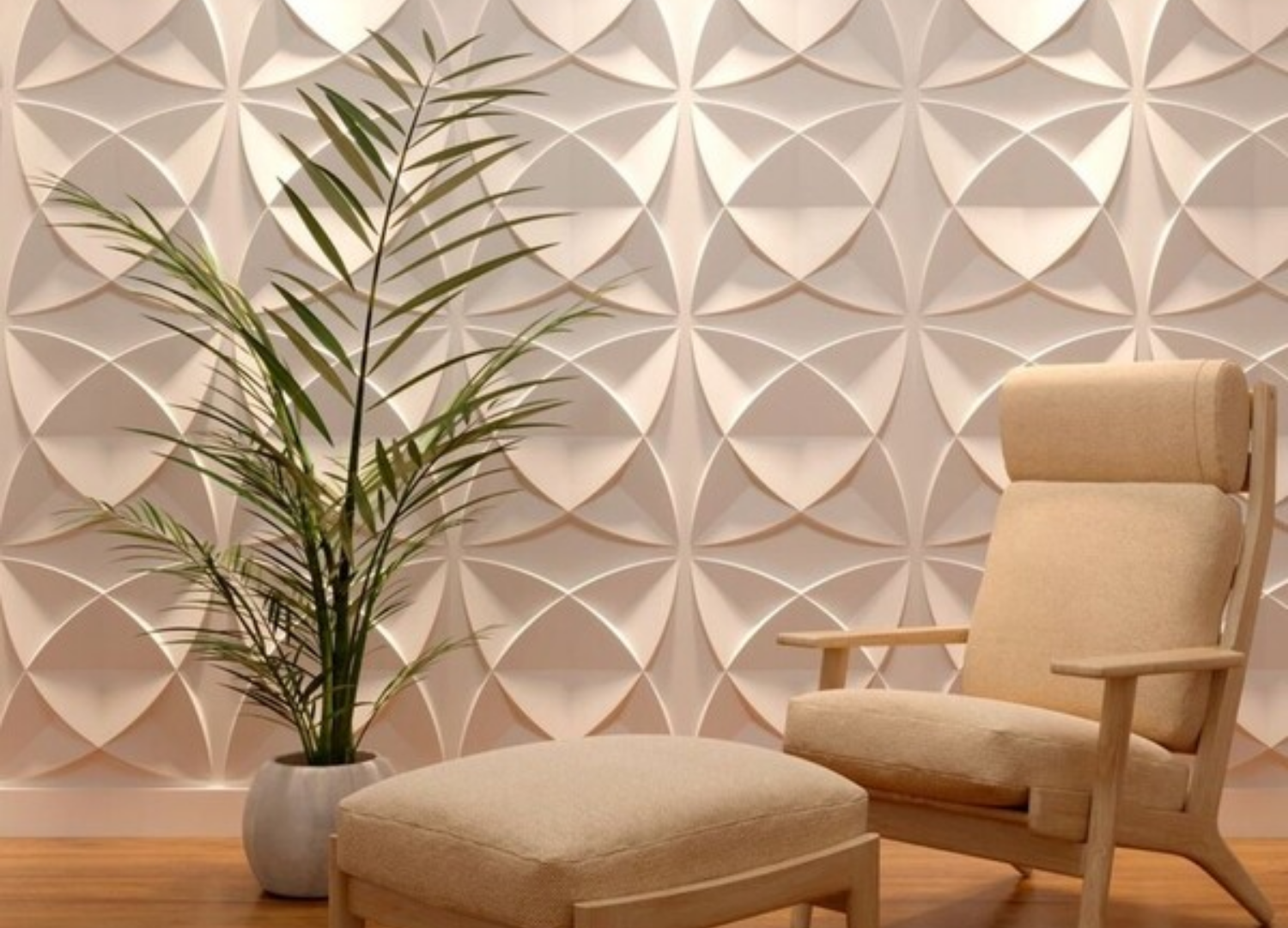 Revestimento 3D em Gesso: Textura, Movimento e Sofisticação